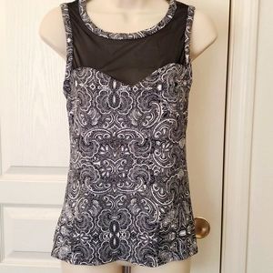 Express Sweetheart-Neck Sleeveless Top